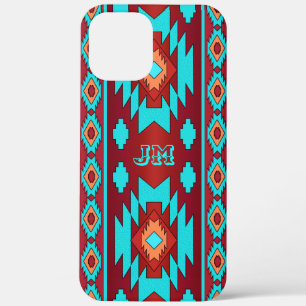 Ethnic southwestern geometric aztec pattern.   iPhone 12 pro max case