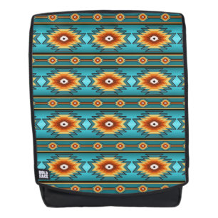 Ethnic Southwestern Indians Geometric pattern Backpack