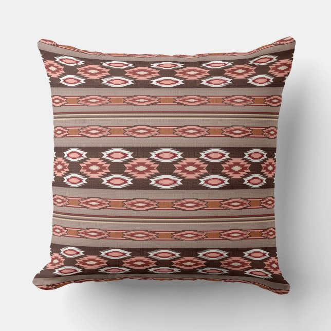 ethnic southwestern pattern cushion (Front)