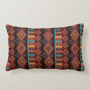 ethnic southwestern  pattern lumbar cushion