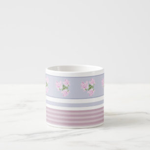 ethnic, striped, patchwork espresso cup