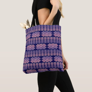 Ethnic Stripes African Geometric Tote Bag