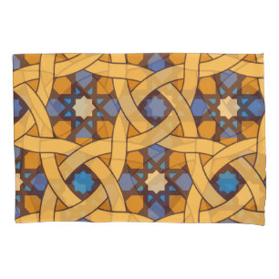 Ethnic Style Abstract Mosaic Pattern Pillowcase