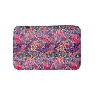 Ethnic Style Animal Pattern Bath Mat