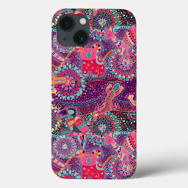 Ethnic Style Animal Pattern Case-Mate iPhone Case (Back)