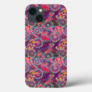 Ethnic Style Animal Pattern iPhone 13 Case