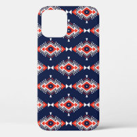 Ethnic style, geometric seamless pattern.