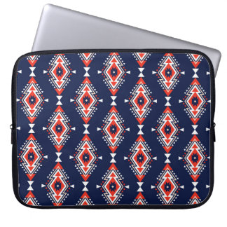 Ethnic style, geometric seamless pattern. laptop sleeve