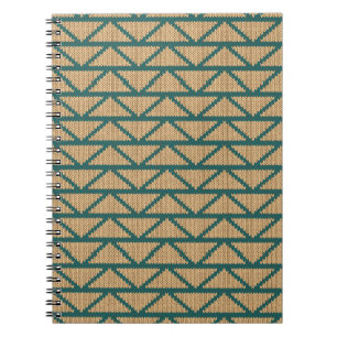 Ethnic Style Knitted Pattern Notebook