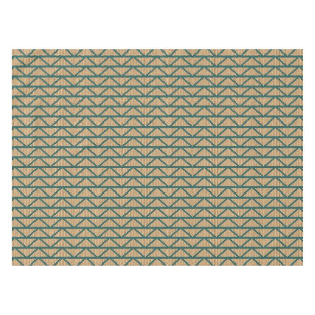 Ethnic Style Knitted Pattern Tablecloth (Front (Horizontal))