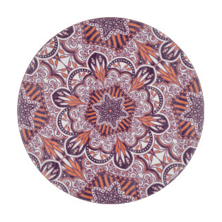 Ethnic style, vintage decorative texture. cutting board