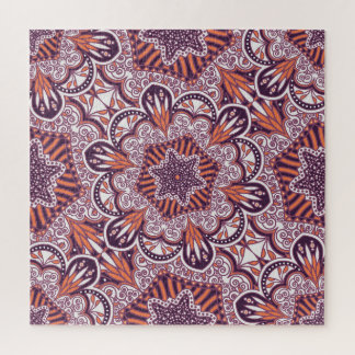 Ethnic style, vintage decorative texture. jigsaw puzzle