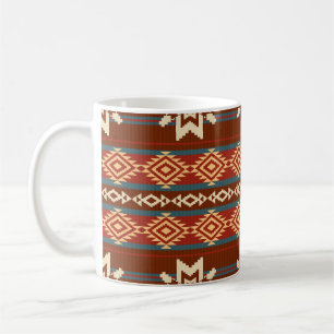 Ethnic Textile Stars: Abstract Pattern. Coffee Mug