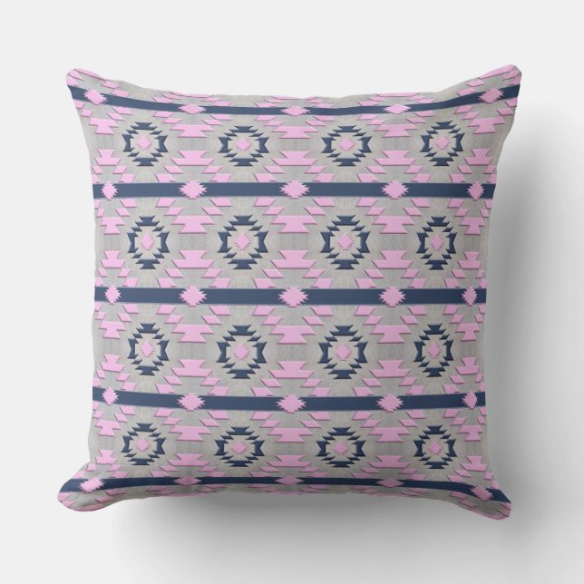 Ethnic Throw Pillow (Front)