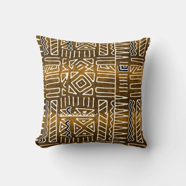 Ethnic Throw Pillow (Front)
