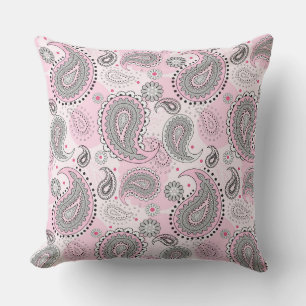 Ethnic traditional tribal paisley pattern delicate cushion