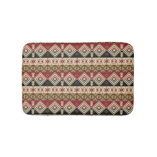 ethnic tribal african pattern bath mat