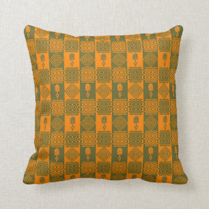 ethnic tribal african pattern cushion