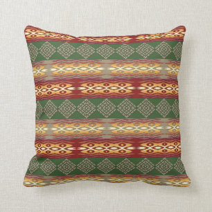 ethnic tribal african pattern cushion