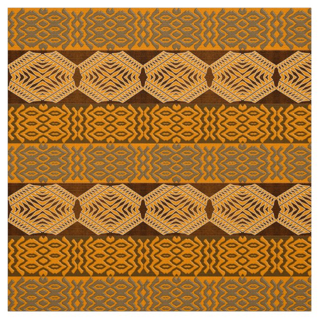 ethnic tribal african pattern fabric (Swatch)