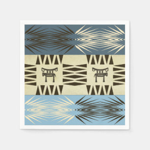 ethnic tribal african pattern napkin