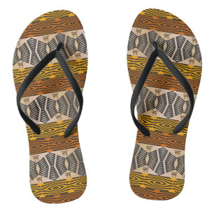 ethnic tribal african pattern thongs