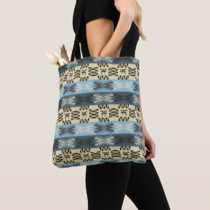 ethnic tribal african pattern tote bag