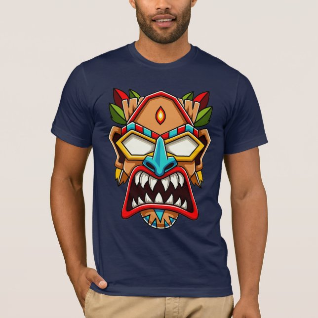 Ethnic Tribal Mask T-Shirt (Front)
