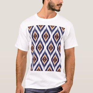 Ethnic Tribal Motif: Ikat Pattern. T-Shirt