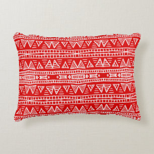 Ethnic Tribal Motifs Striped Pattern Decorative Cushion
