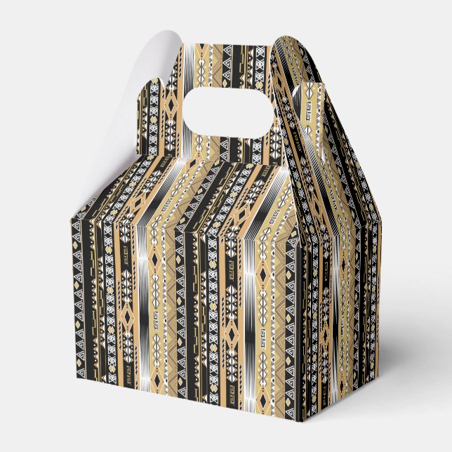 Ethnic , tribal, ornament favour box (Back Side)