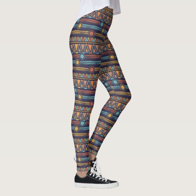 Ethnic Tribal Pattern Leggings (Right)