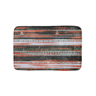 Ethnic tribal stripes: rug design.