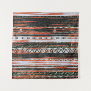 Ethnic tribal stripes: rug design. tapestry