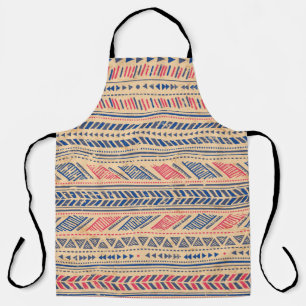 Ethnic tribal vintage seamless pattern apron