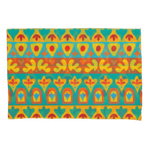 Ethnic Vintage Garden Seamless Background Pillowcase