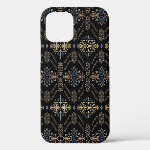 Ethnic Vintage: Hand Drawn Seamless Pattern iPhone 12 Case