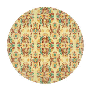 Ethnic Vintage Trend: Bohemian Seamless Tile Cutting Board