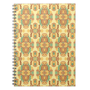 Ethnic Vintage Trend: Bohemian Seamless Tile Notebook