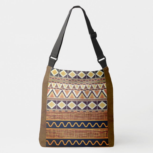  Ethnic Weave Pattern Tote (Front)