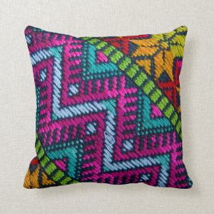 Ethnic Woven Threads Cushion