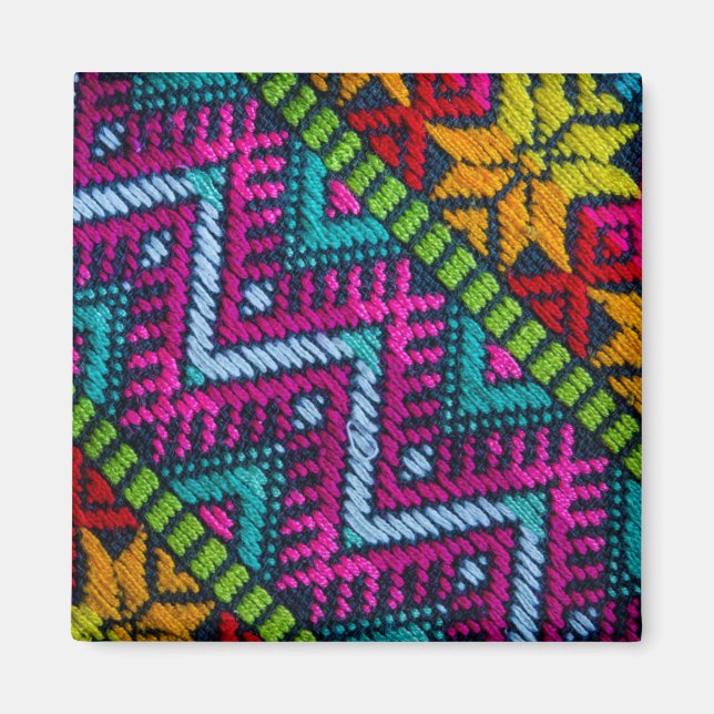Ethnic Woven Threads Magnet (Front)