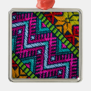 Ethnic Woven Threads Metal Ornament