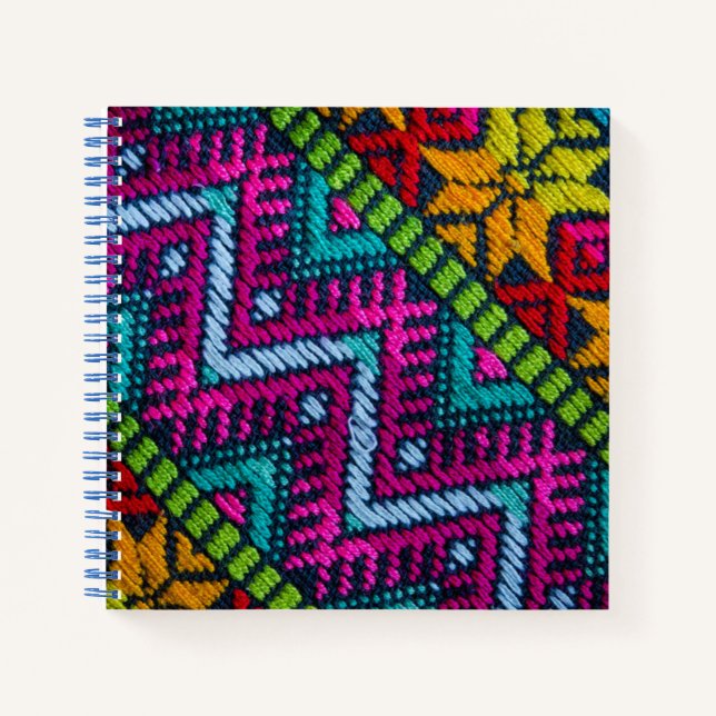 Ethnic Woven Threads Notebook (Front)