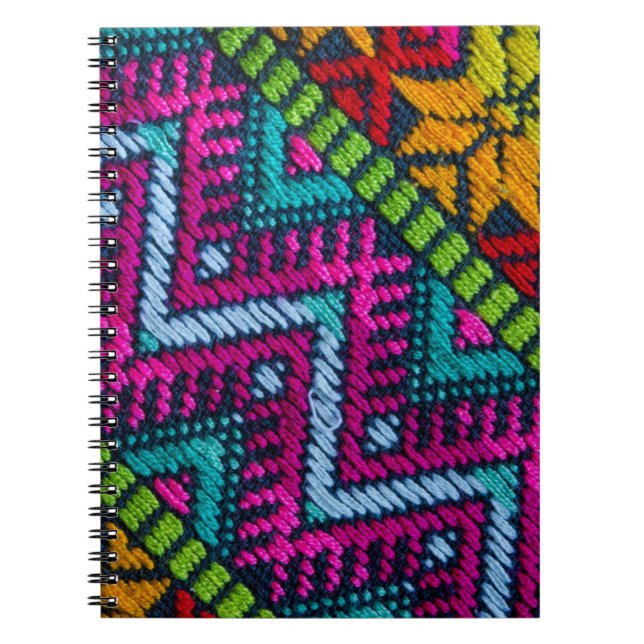 Ethnic Woven Threads Notebook (Front)