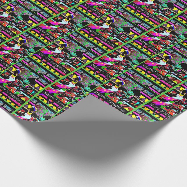 Ethnic Wrapping Paper (Corner)
