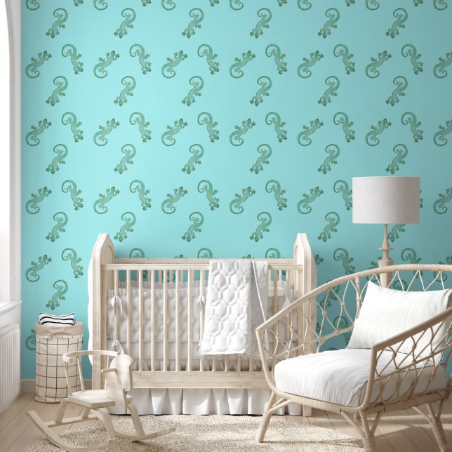 Ethno Gecko With Spirals And Dots 5 Wallpaper (Kids)