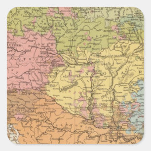 Ethnog Austria Hungary Square Sticker