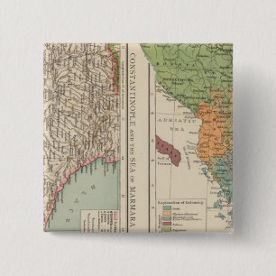 Ethnog Balkan Peninsula, Constantinople 15 Cm Square Badge