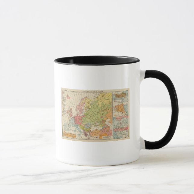 Ethnographic Europe Mug (Right)